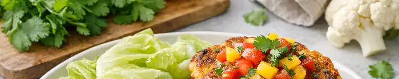 Blomkålsfritters med salsa