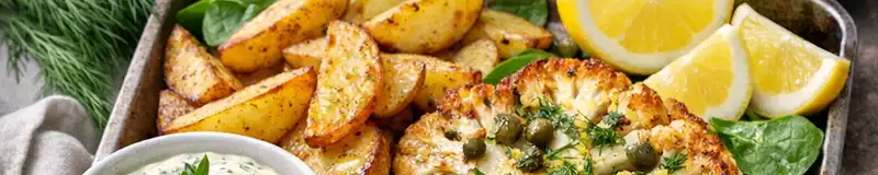Rostad blomkål med dill och citron